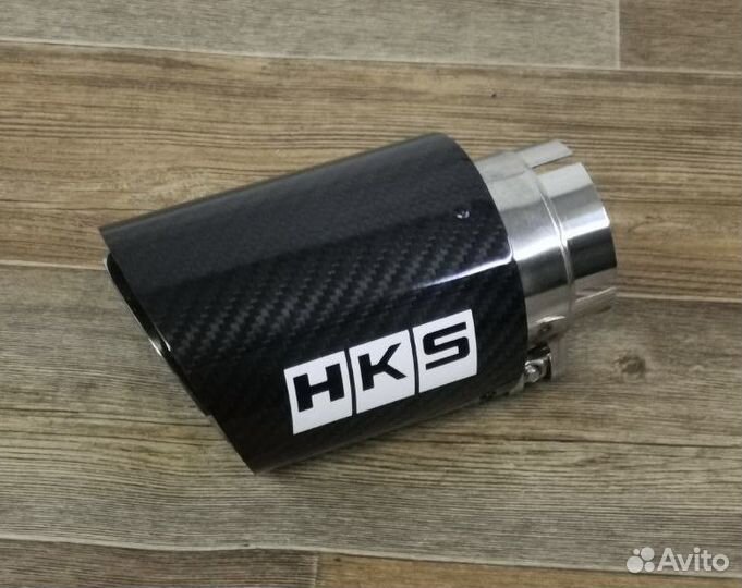 Насадка глушителя карбон HKS style