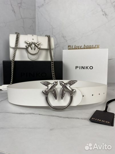 Ремень Pinko Belt 3D Пинко натуральная кожа