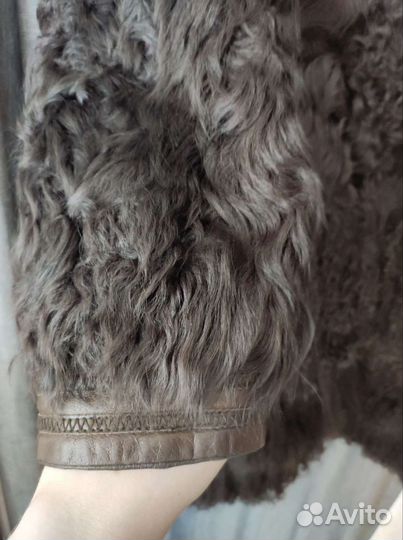 Шуба из овечьей шерсти