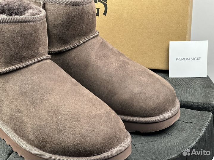 Угги UGG Classic Mini Chocolate натуральные