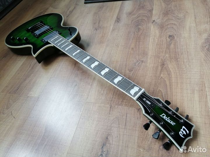 ESP LTD Eclipse Deluxe EC-1000 See Thru Green