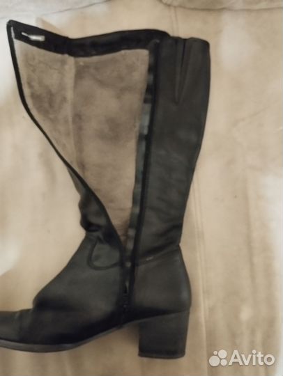 Сапоги женские натуральная кожа 41 размер осень
