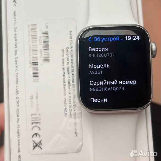 Apple Watch SE 100 акб