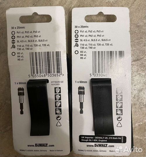 Набор бiт DeWalt Оригинал