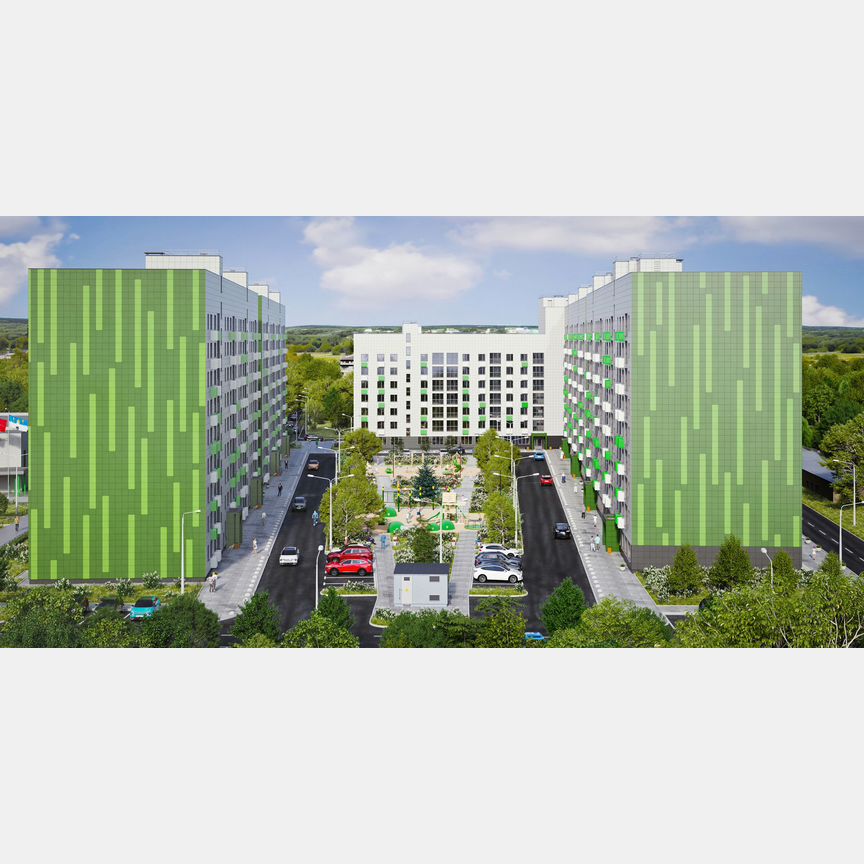 1-к. квартира, 41,6 м², 8/9 эт.