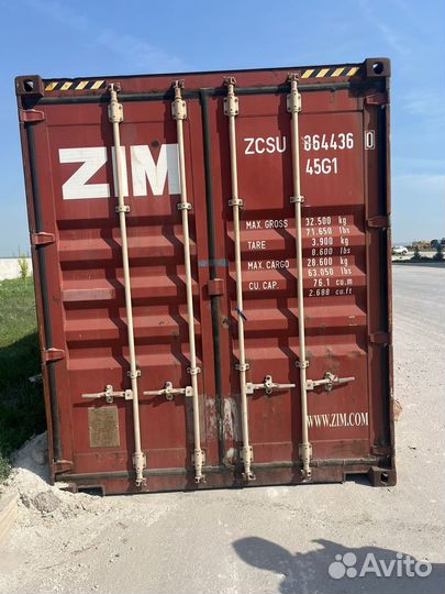 Морской контейнер 40 фут с доставкой без предоплат