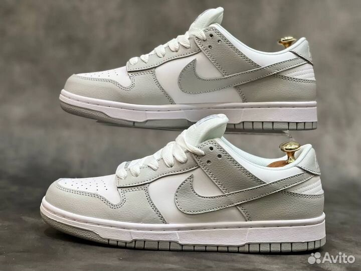 Nike SB Dunk air low 1 бело-серые разм. 43