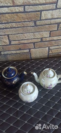 Заварочный чайник, сахарница