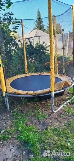 Батут с сеткой