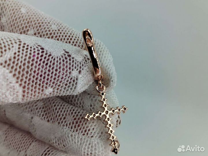 Серьги, позолота