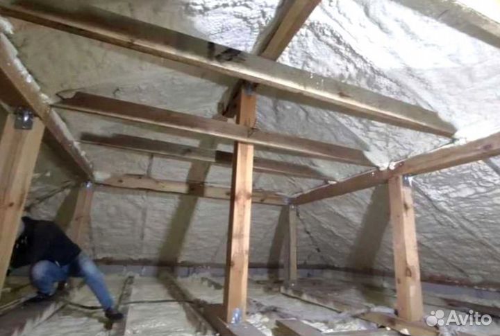 Утепление крыши дома пенополиуретаном (ппу)