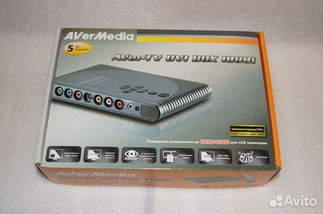 Автономный TV-тюнер AVerMedia avertv DVI Box 1080i