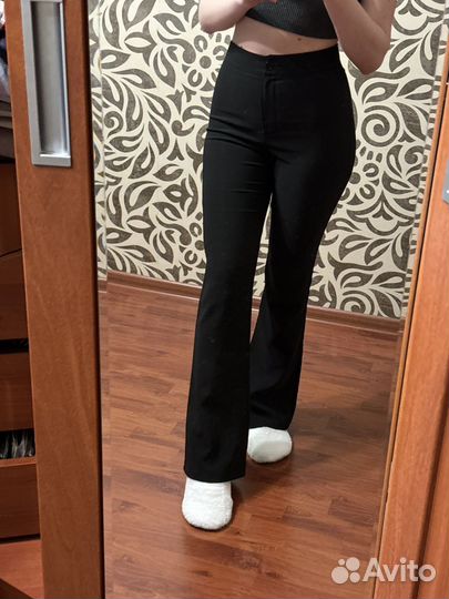 Брюки клеш женские