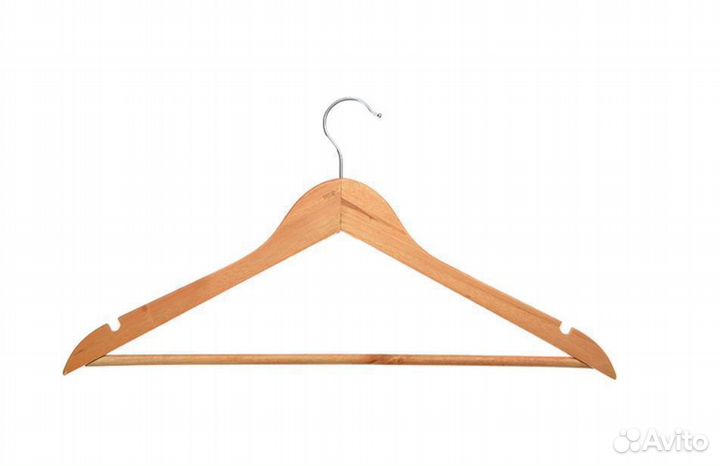 Вешалка для одежды деревянная 45см