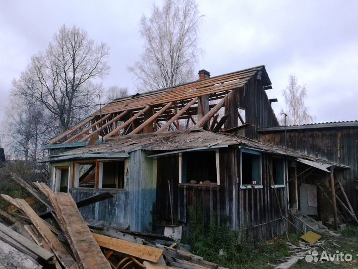 Демонтаж зданий, дома. Снос гаражей, бани, дачи