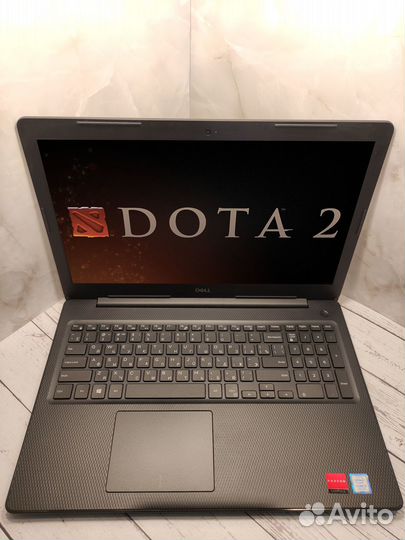 Moщный Dell 15.6 FullHD/SSD 260GB/8GB Озу/2 Карты