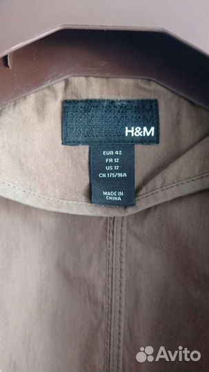 Ветровка хаки H&M size 48