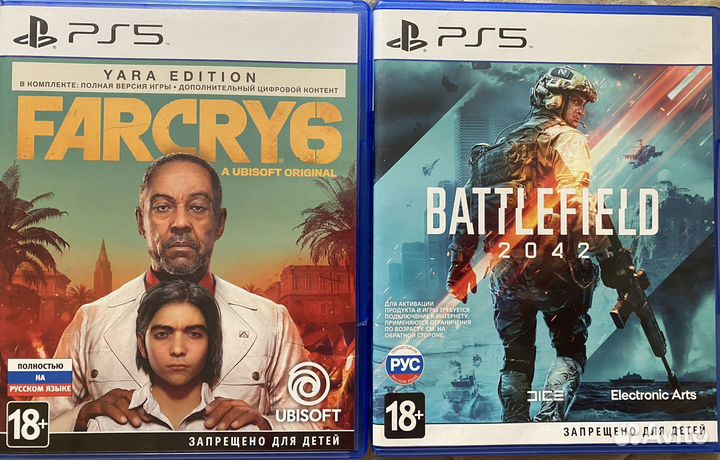 Far cry 6, Battlefield для PS5