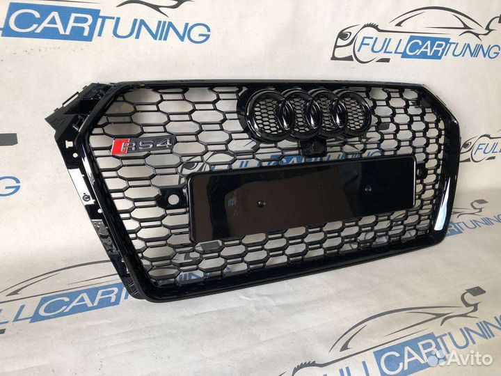 Решетка радиатора Audi A4 B9 RS в S Line бампер