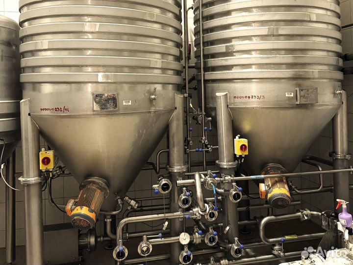 Дрожжевое отделение пивоварня 15000 л/варка