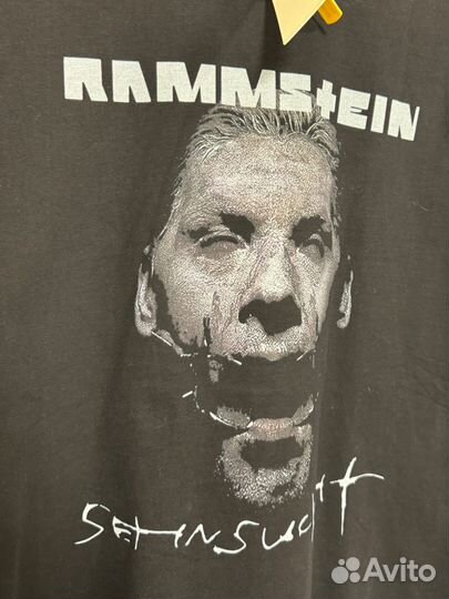 Футболка vetements rammstein (2024) оверсайх