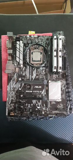 Комплект AsusPrimeZ270-P I7 7700k инженер ram32gb