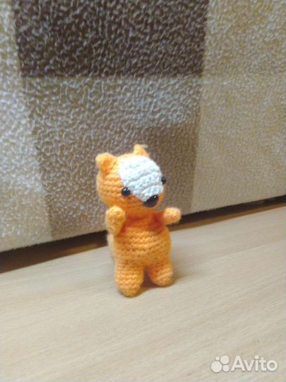 Вязаные игрушки ручной работы. Кукла, Кот, Лиса