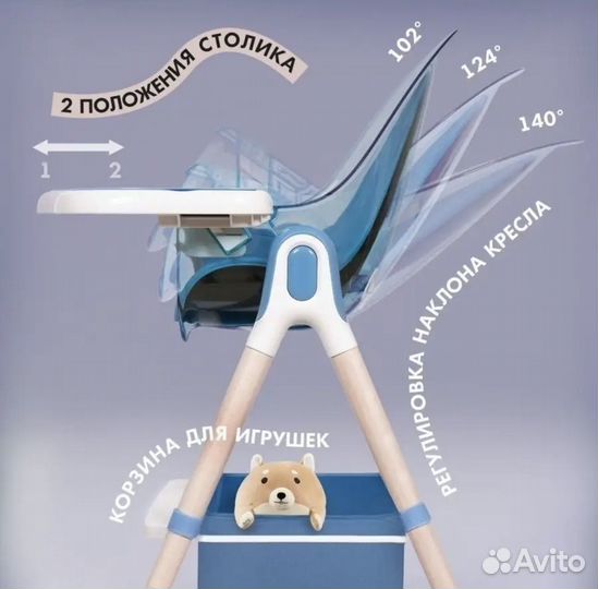 Стульчик для кормления nuovita 3 в 1