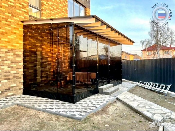 Мягкие окна из ткани пвх