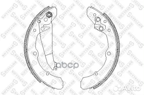 Колодки бараб. торм. 059100SX 059100SX Stellox