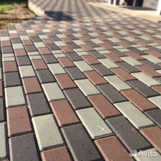 Брусчатка вибропрессованная.Все виды.Производитель