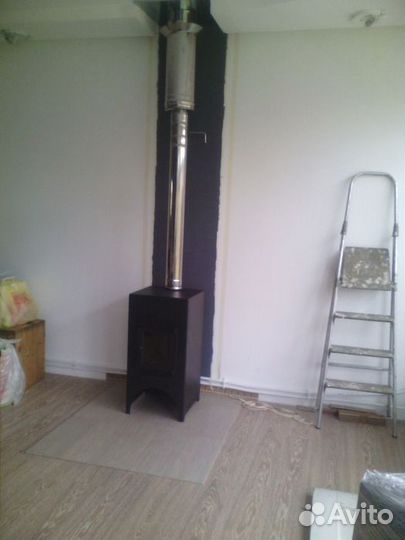 Печь камин на дровах