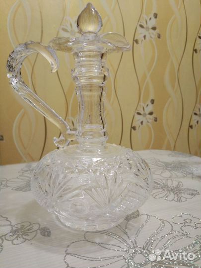 Хрустальный штоф графин