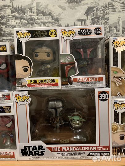 Funko pop marvel, star wars, hotd, game of thrones