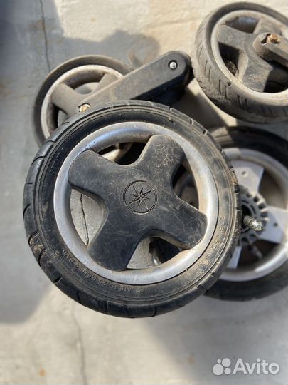 Надувные колёса, текстиль для прогулочной коляски