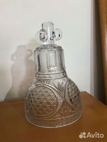 Колокол хрустальный большой