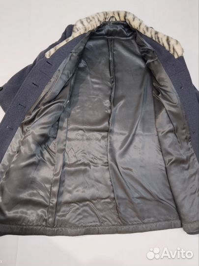 Пальто женское зимнее 50 с искусственным мехом