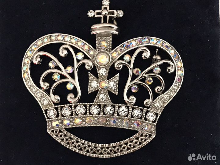 Винтажный подвес, кулон Корона