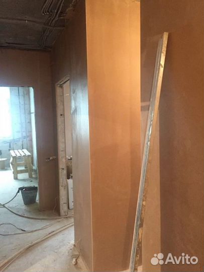 Штукатурка стен механическая машинная