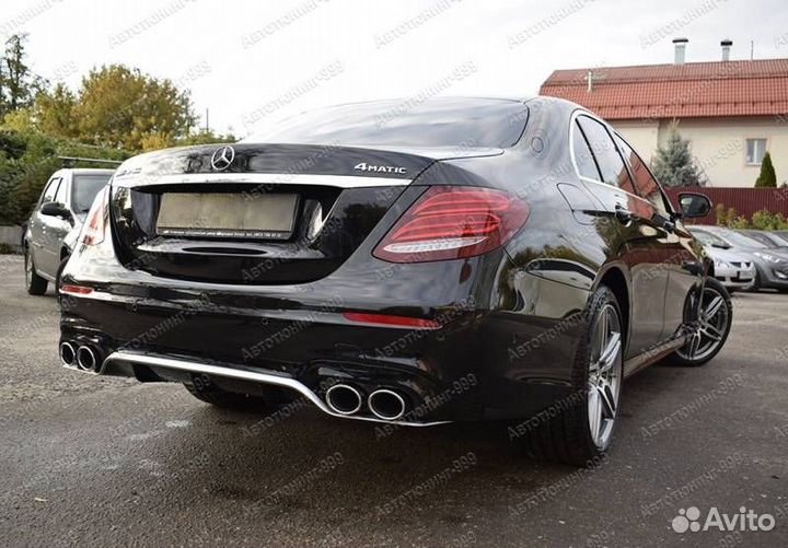 Диффузор 53 AMG на Mercedes E-klass W 213