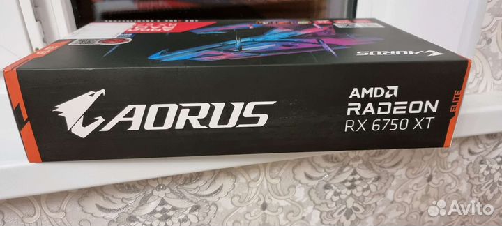 Видеокарта Gigabyte Radeon Aorus RX6750XT
