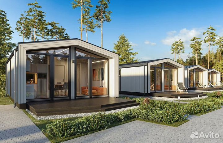 Каркасный дом под ключ барнхаус