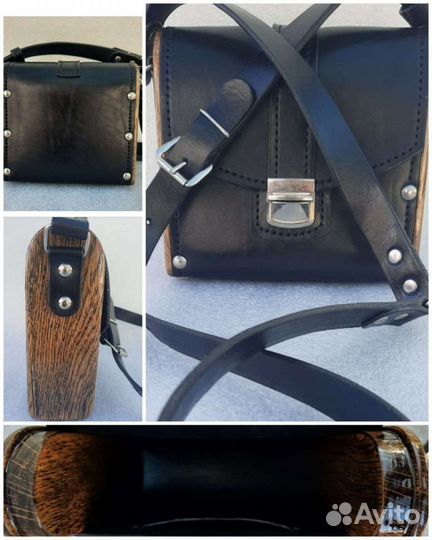 Барсетка мужская. Натуральная кожа