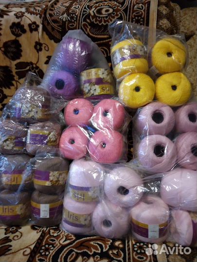 Мерсеризованный хлопок в мотках