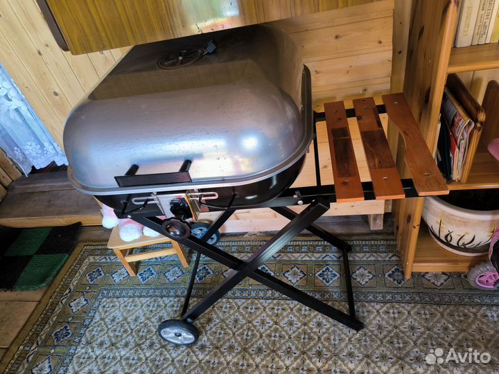 Гриль мангал барбекю на колесиках