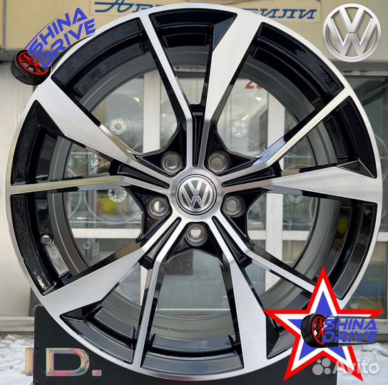 Диски VAG Volkswagen R19 5x112 Black Polished