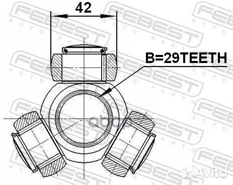 Трипод citroen jumper III/ relay III 2006/29*42