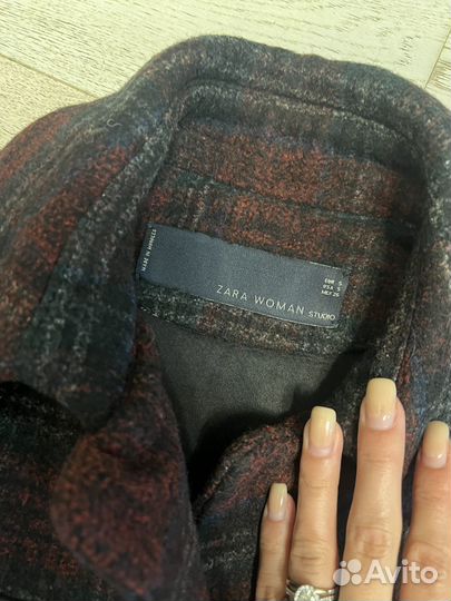 Жакет куртка Zara в клетку в стиле Old Money