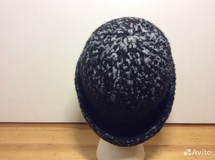 Роскошная шляпка ручная вязка, р-р 55-57, арт 290