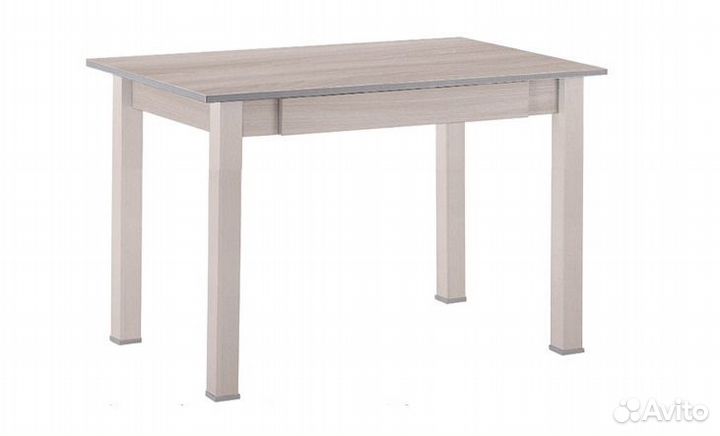 Стол обеденный с ящиком прямая нога 600x900 мм